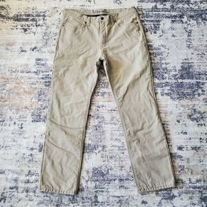 Eddie Bauer Men's Insulated Fleece Lined Pants Khaki 36x34